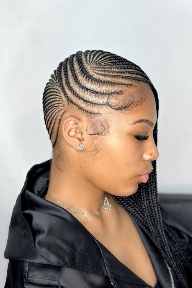 Stitch braids hairstyle